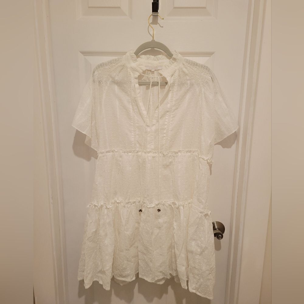 Olivaceous Summer white dress